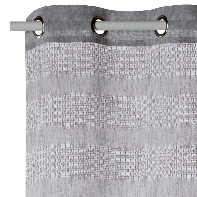 Voilage SAFI coloris gris 140 x 260 cm