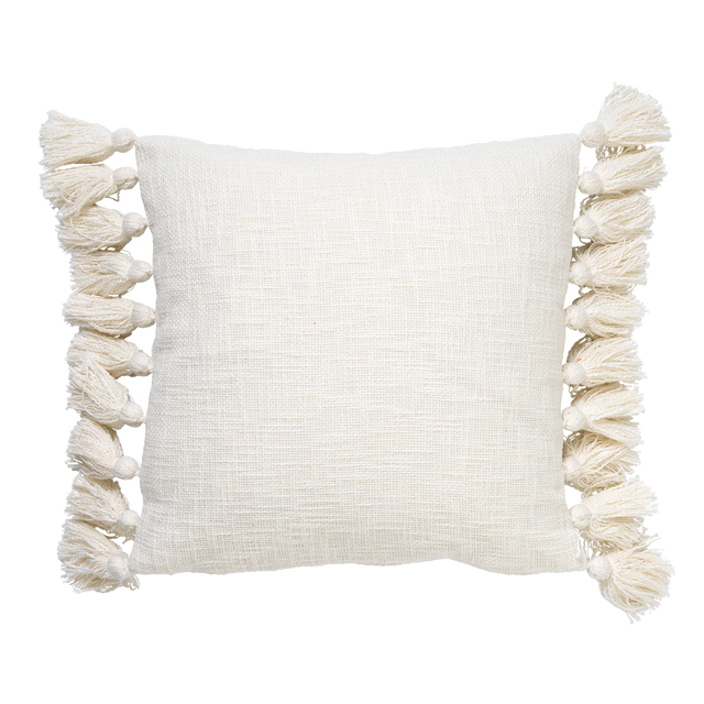 Coussin ELNA coloris blanc 45 x 45 cm