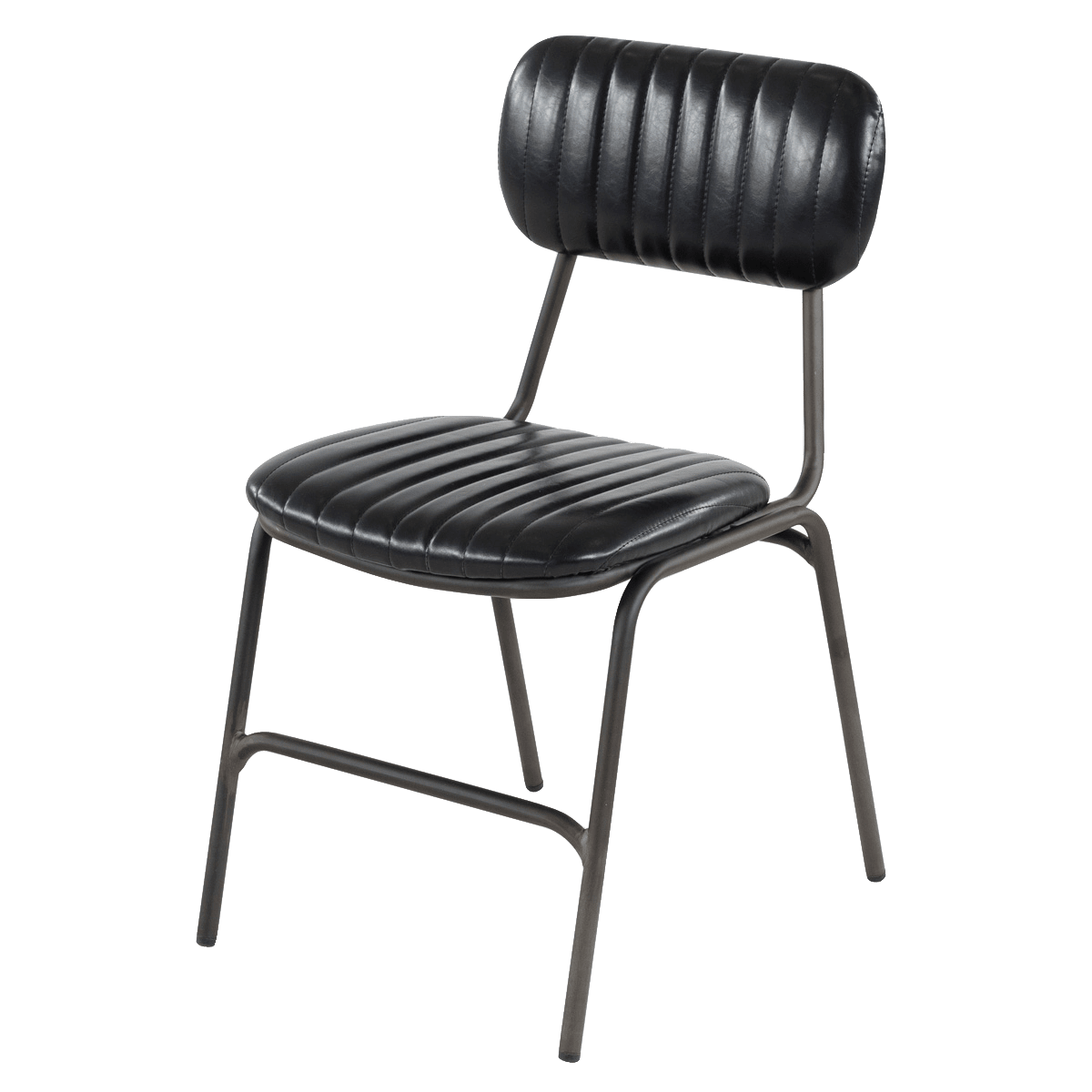 ZAGO Chaise Marius Noir 1 place