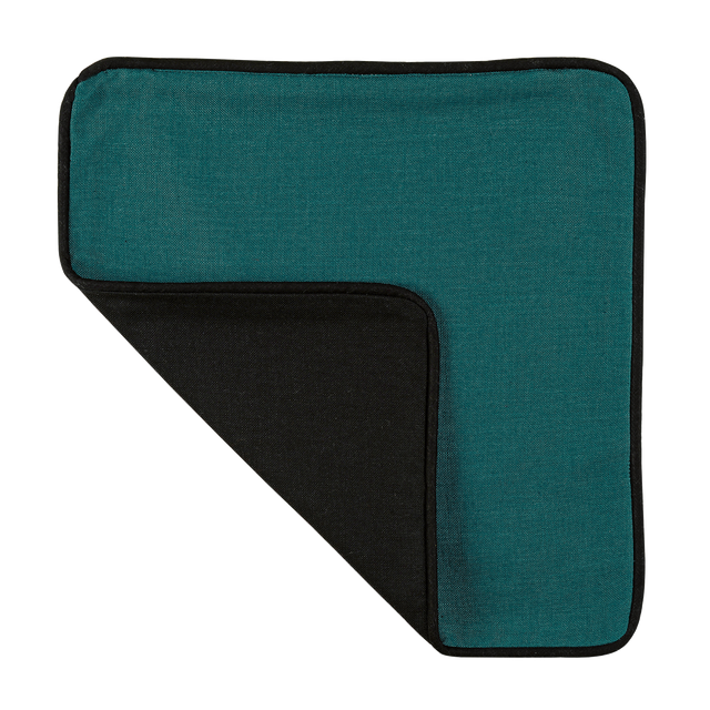 Housse de coussin APONI coloris vert noir 40 x 40 cm