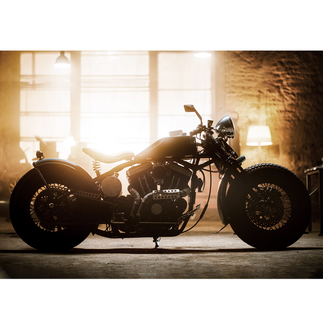 Tableau en verre LIGHT coloris brun