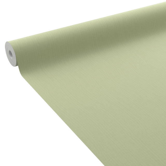 Papier peint intissé NUNCA coloris vert amande