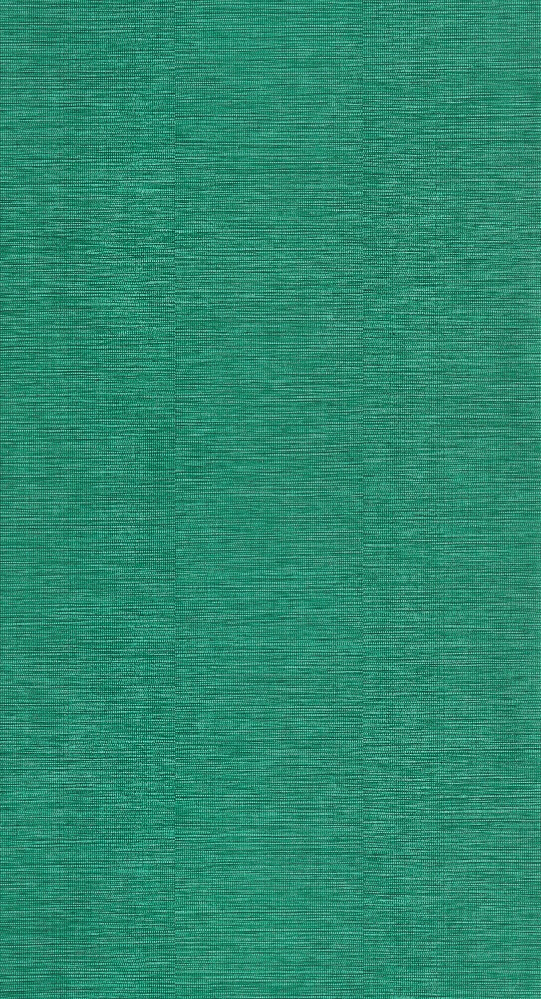 Papier peint intissé Curaçao Vert émeraude Paille orientale