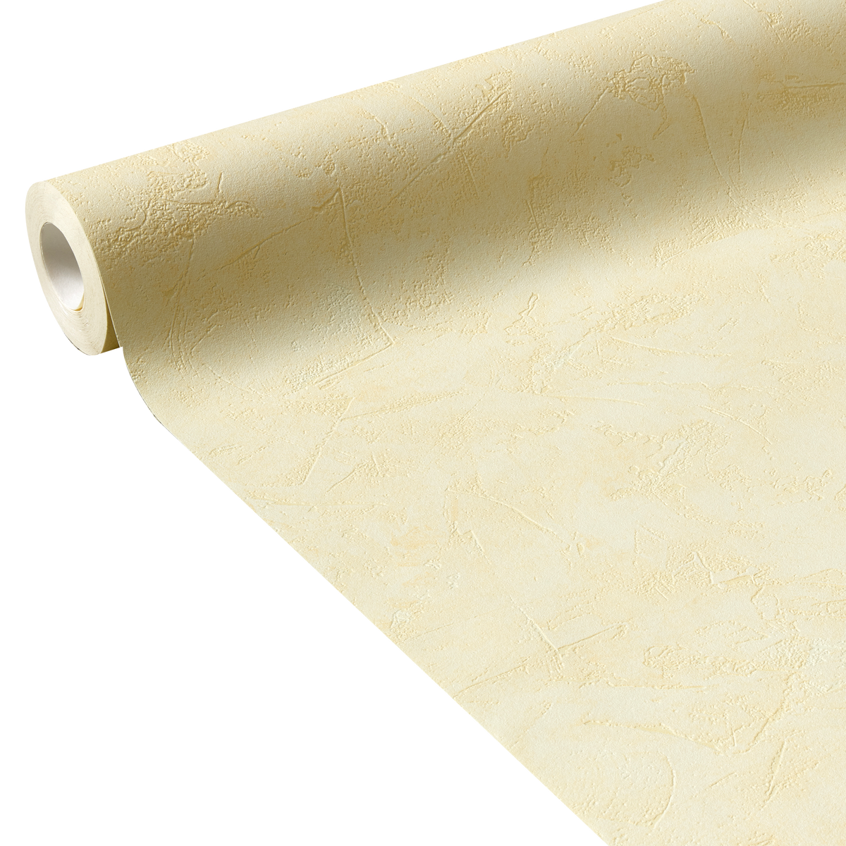 Papier peint intissé Ravenne Abricot clair Crépi grésé