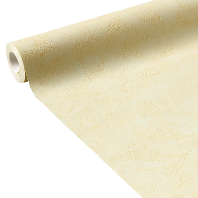 Papier peint intissé Ravenne Abricot clair Crépi grésé