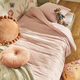 Parure de lit en gaze de coton Anokias Rose