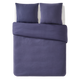 Parure de lit en gaze de coton Anokias Bleu marine