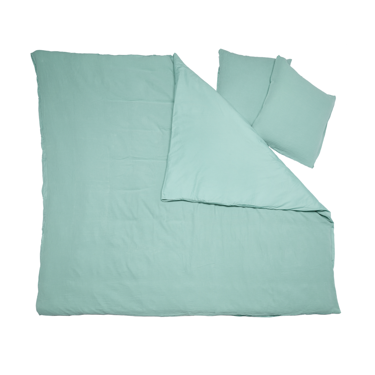 Parure de lit en gaze de coton Anokias Amande