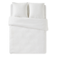 Parure de lit en gaze de coton Anokias Blanc