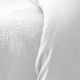 Parure de lit en gaze de coton Anokias Blanc