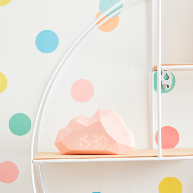 Réveil MINI CLOUDY coloris rose