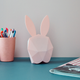 Réveil Cutty clock rabbit Rose