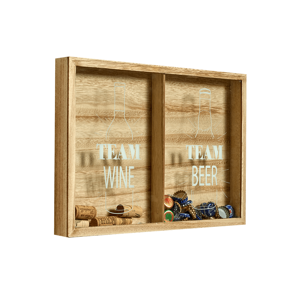 4MURS Déco murale Team beer or wine Bouleau