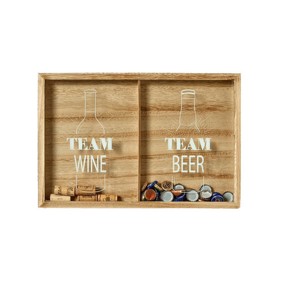 4MURS Déco murale Team beer or wine Bouleau