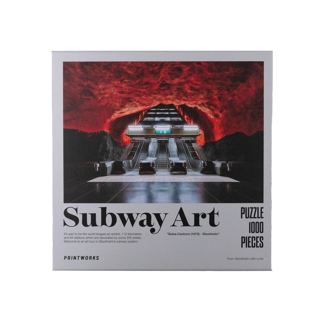 PRINTWORKS Puzzle Puzzle art fire Rouge