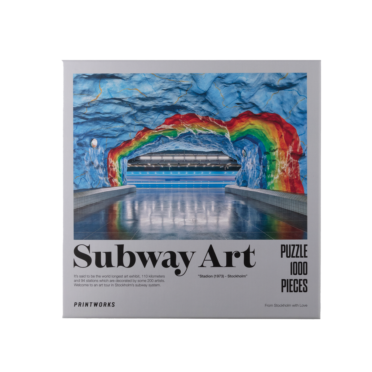 PRINTWORKS Puzzle Puzzle art rainbow Bleu