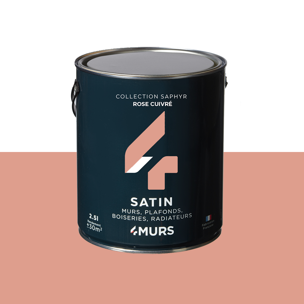 SAPHYR Peinture Saphyr Rose cuivré Satiné 2,5L