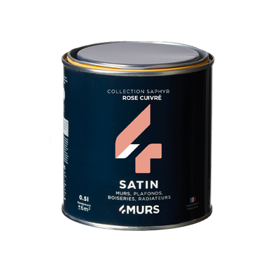 SAPHYR Peinture Saphyr Rose cuivré Satiné 0,5L