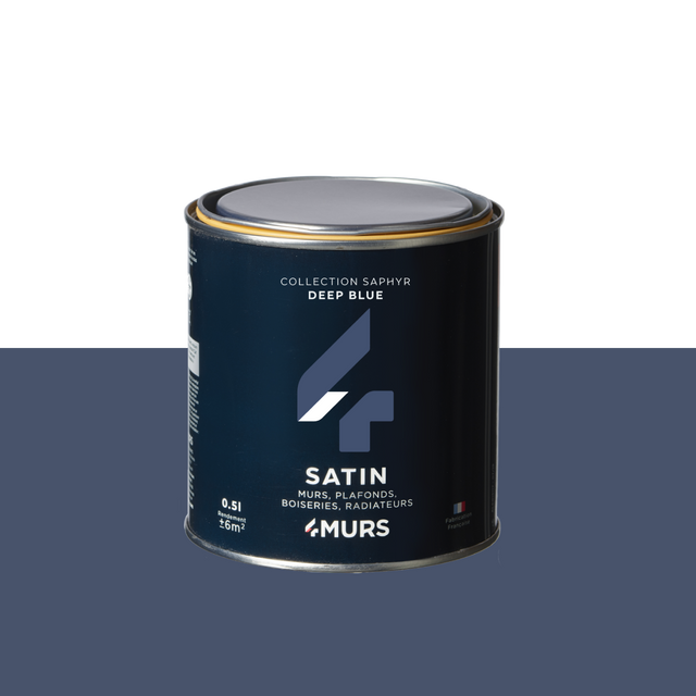 Saphyr Peinture Peinture deep blue Satiné 0,5 L