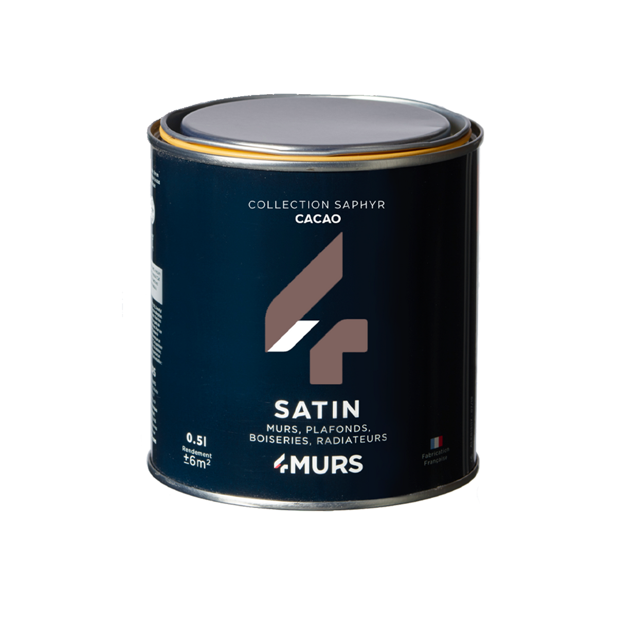 SAPHYR Peinture Saphyr Cacao Satiné 0,5L
