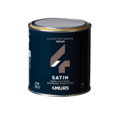 SAPHYR Peinture Saphyr Cacao Satiné 0,5L