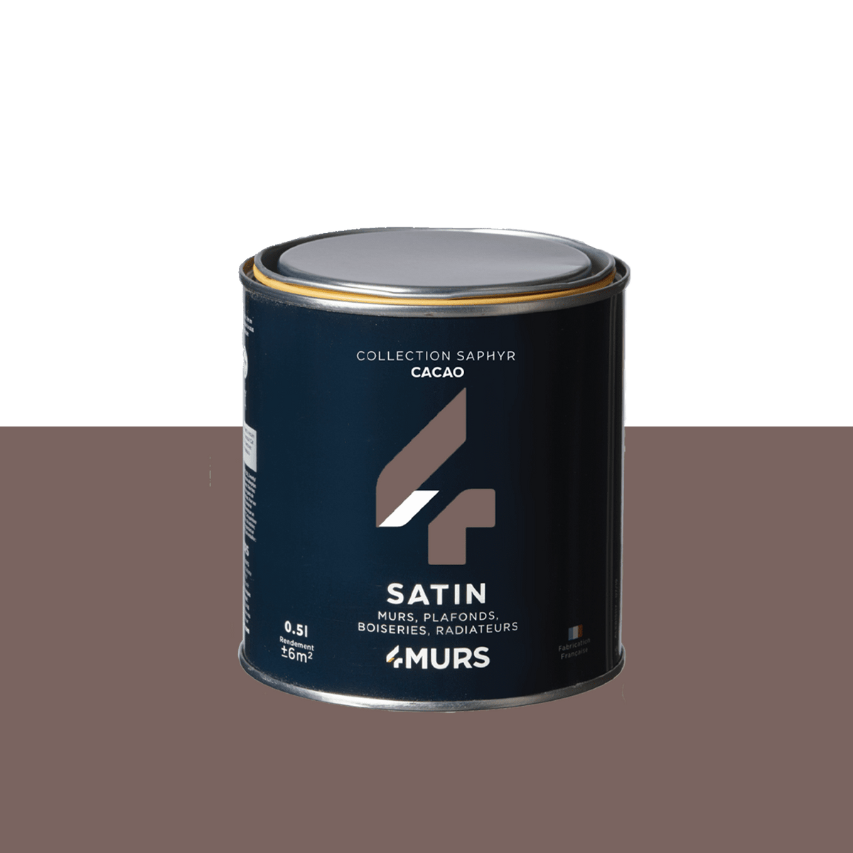 SAPHYR Peinture Saphyr Cacao Satiné 0,5L
