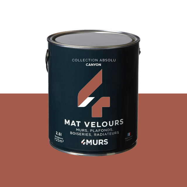 Absolu Peinture Peinture canyon Mat 2,5 L