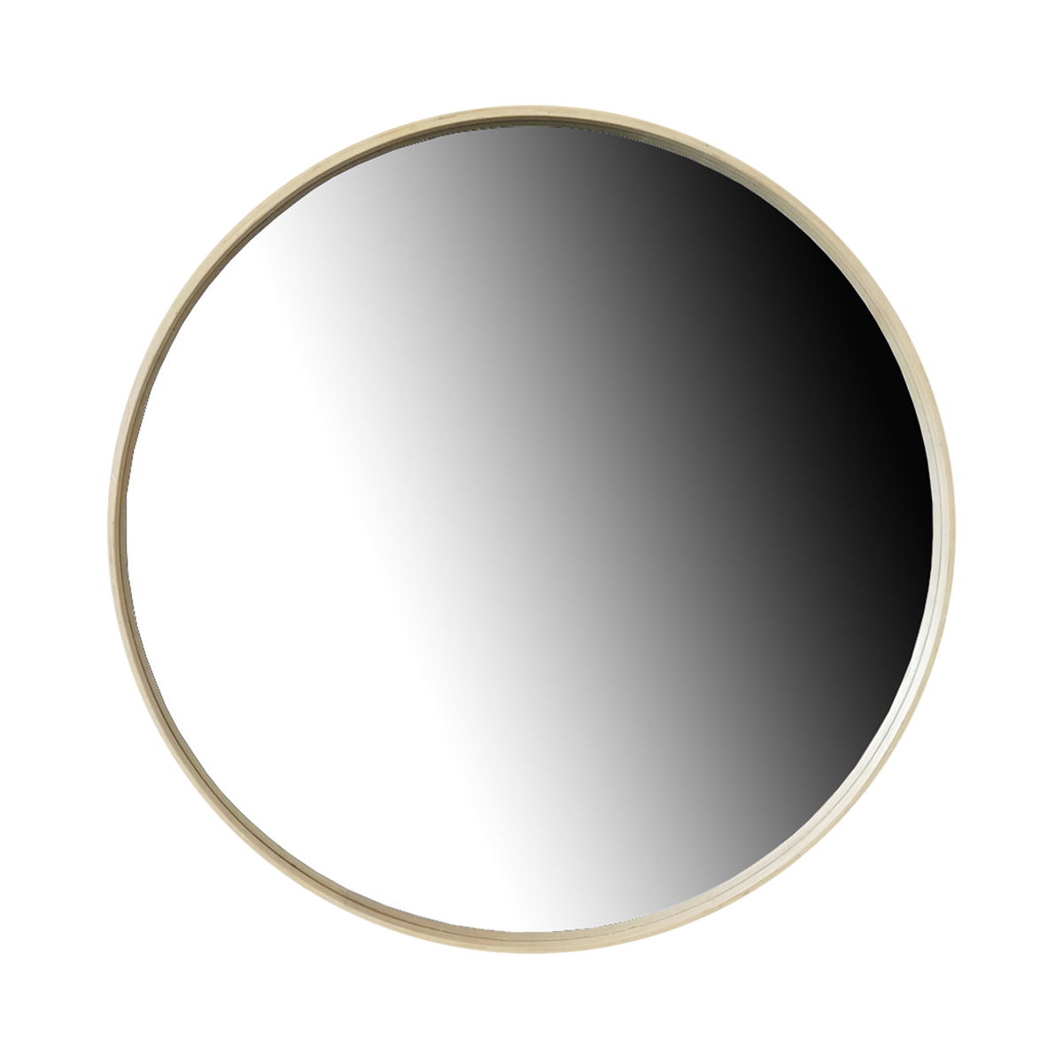 4MURS Miroir en bois Lea Brun