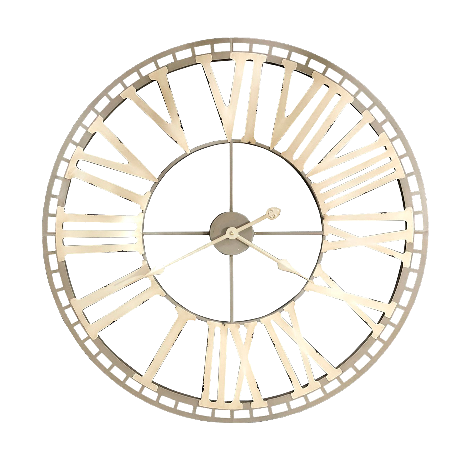 4MURS Horloge en métal NIMES coloris beige
