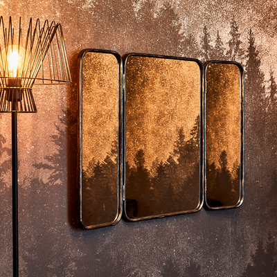 4MURS Miroir barbier Brimstone Noir