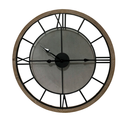 4MURS Horloge en métal Courchevel Brun et noir