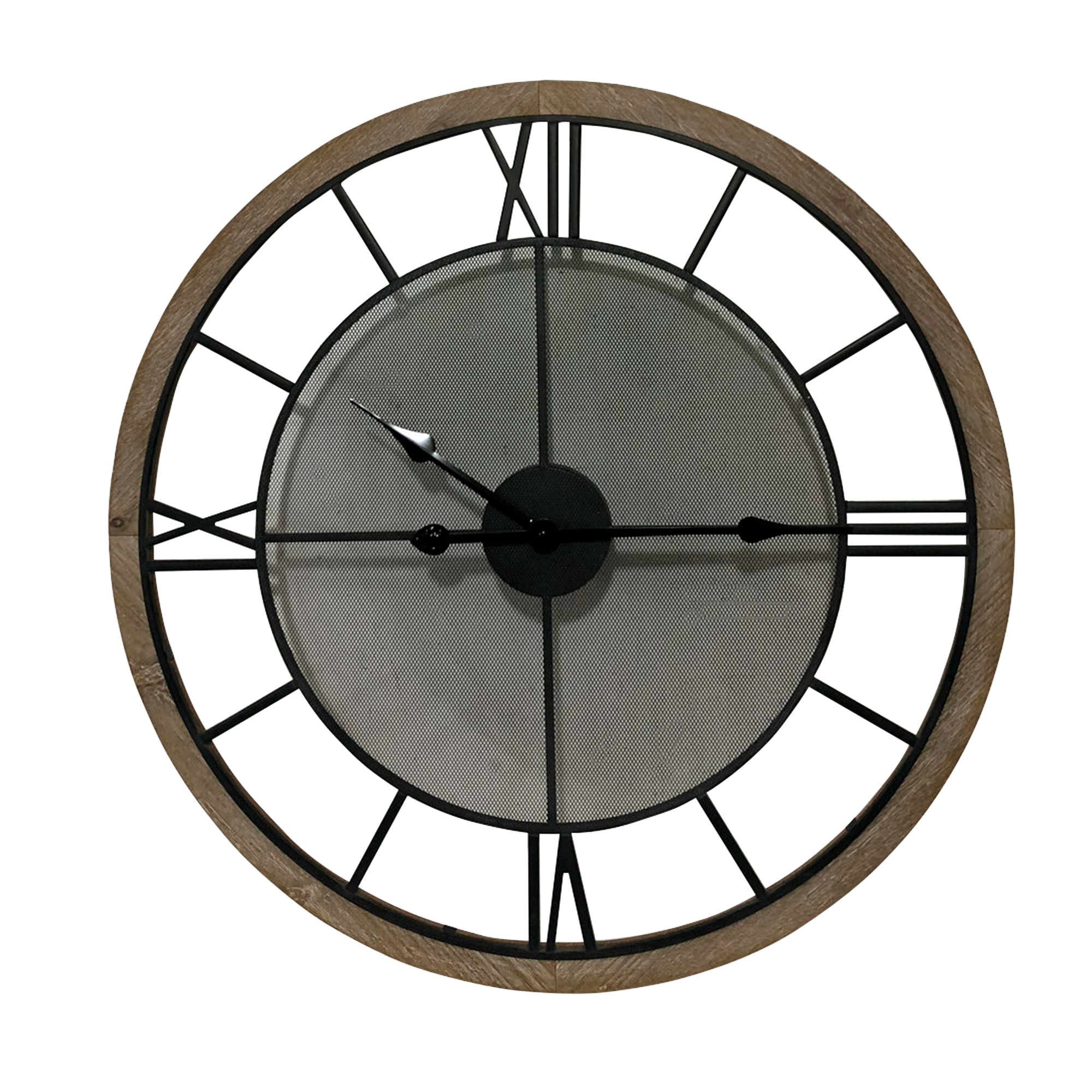 4MURS Horloge en métal COURCHEVEL coloris brun et noir