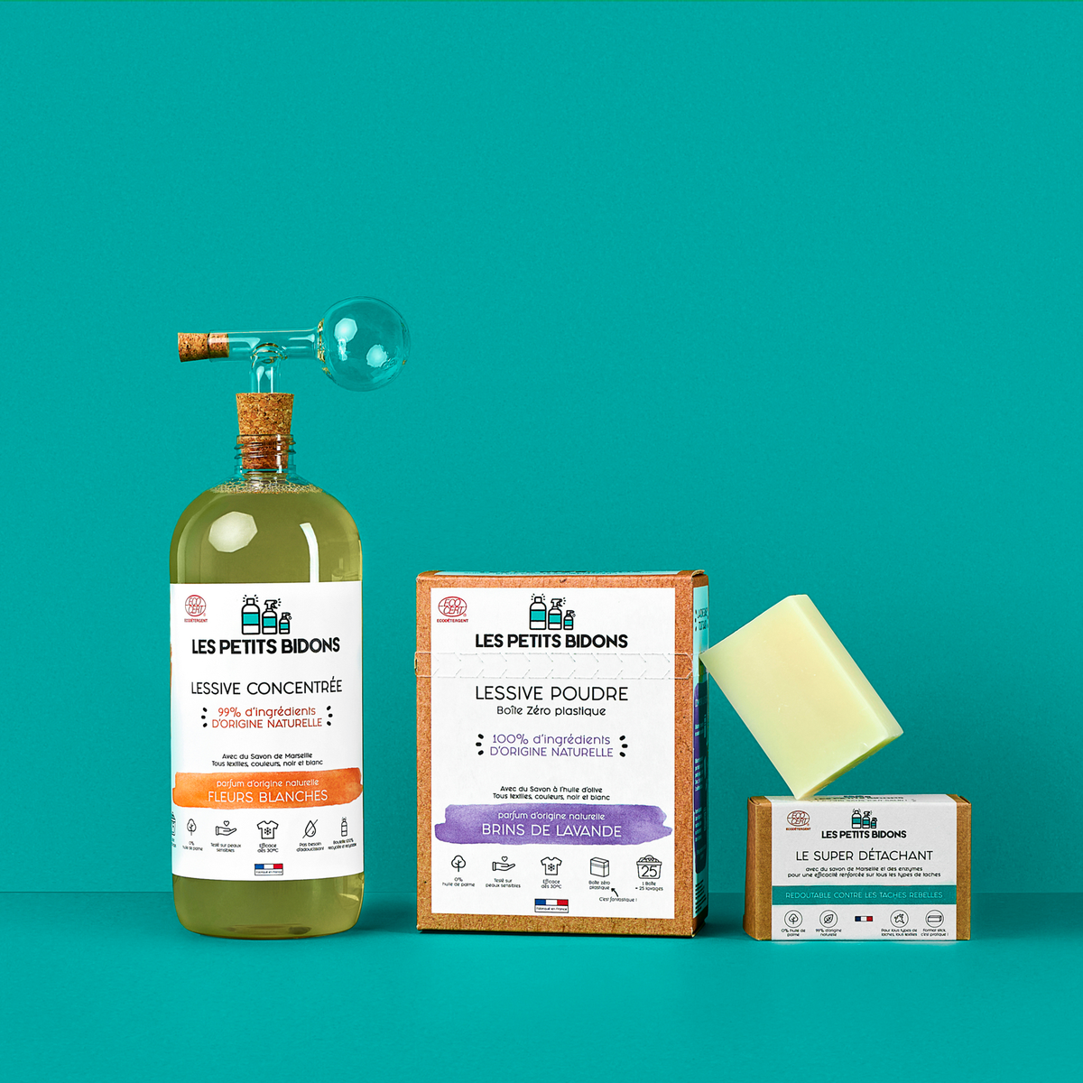 LES PETITS BIDONS Lessive Doseur Transparent