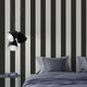 KARL LAGERFELD Papier peint intissé Karl lagerfeld stripes Noir