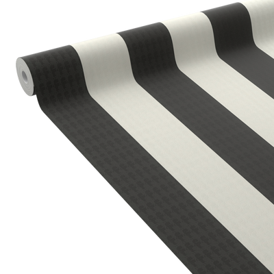 KARL LAGERFELD Papier peint intissé Karl lagerfeld stripes Noir
