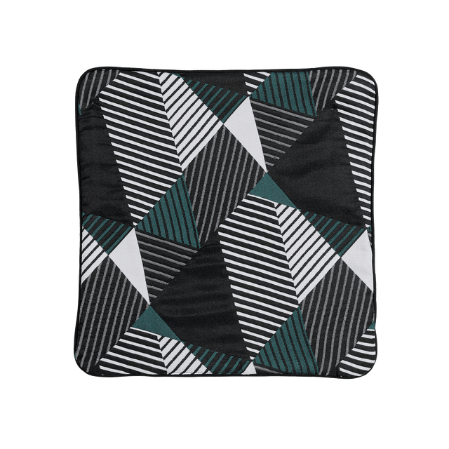 Housse de coussin JACKSON coloris bleu noir 40 x 40 cm