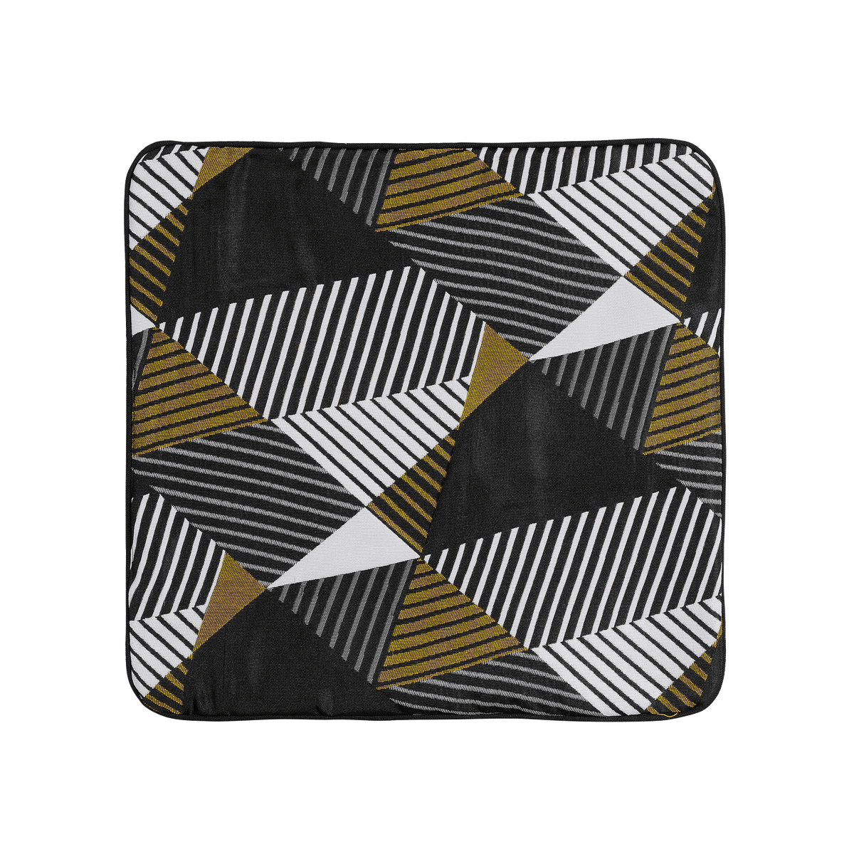 Housse de coussin Jackson Jaune noir