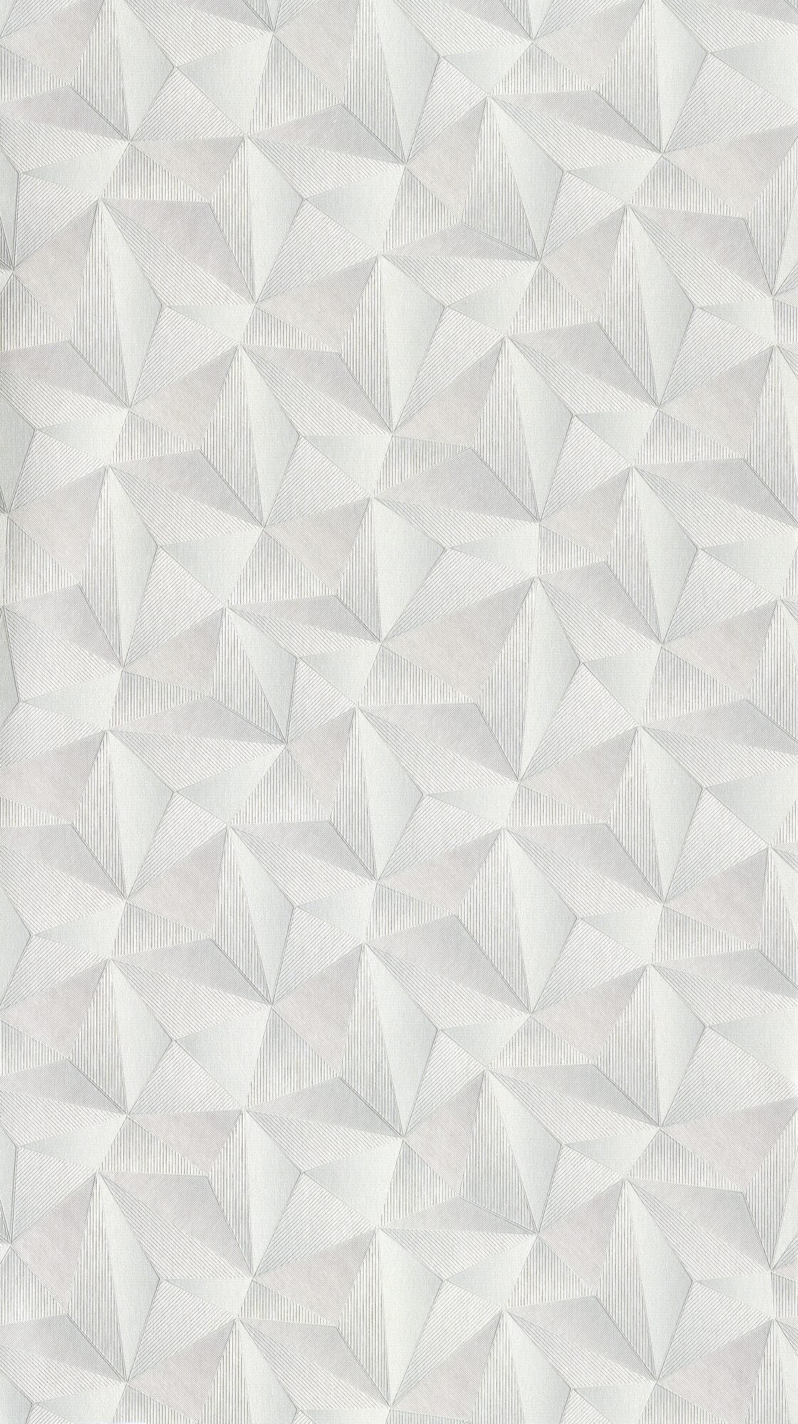 Papier peint intissé Zenith Blanc perlé