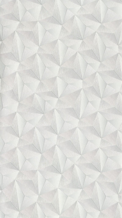 Papier peint intissé Zenith Blanc perlé