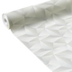 Papier peint intissé Zenith Blanc perlé