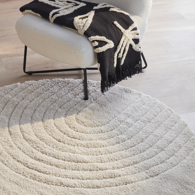 Tapis MANSOUR coloris blanc