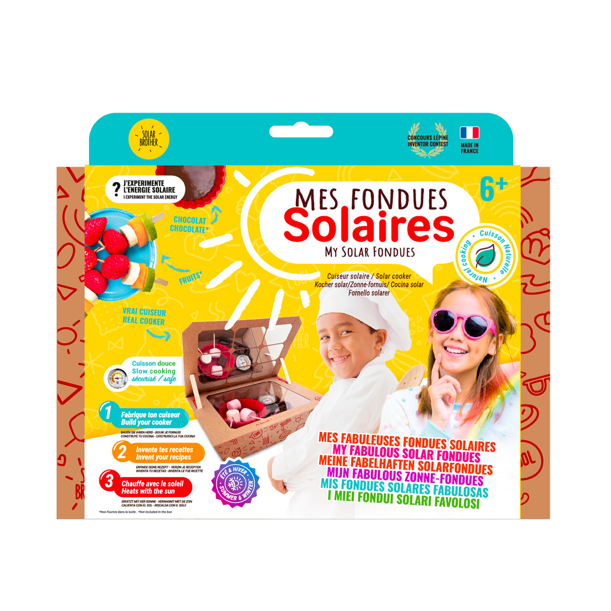 SOLAR BROTHER Kit solaire Fondue Brun