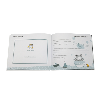 Livre enfant Album de naissance ourson Blanc
