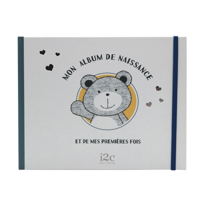 Livre enfant Album de naissance ourson Blanc