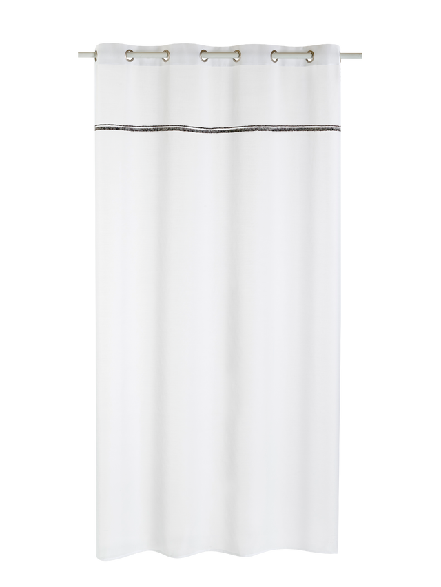 Voilage FANTAISIE coloris blanc 140 x 240 cm