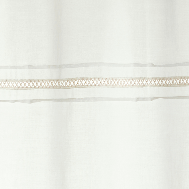 Voilage TAYRONA coloris écru 140 x 240 cm