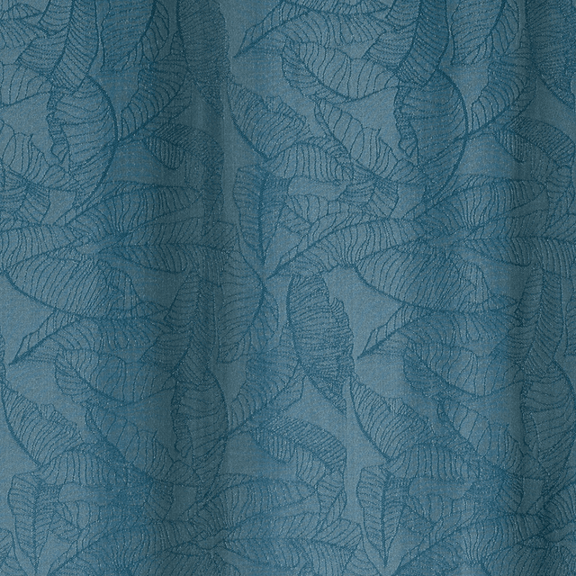 Rideau MACAPA coloris bleu jean 140 x 260 cm