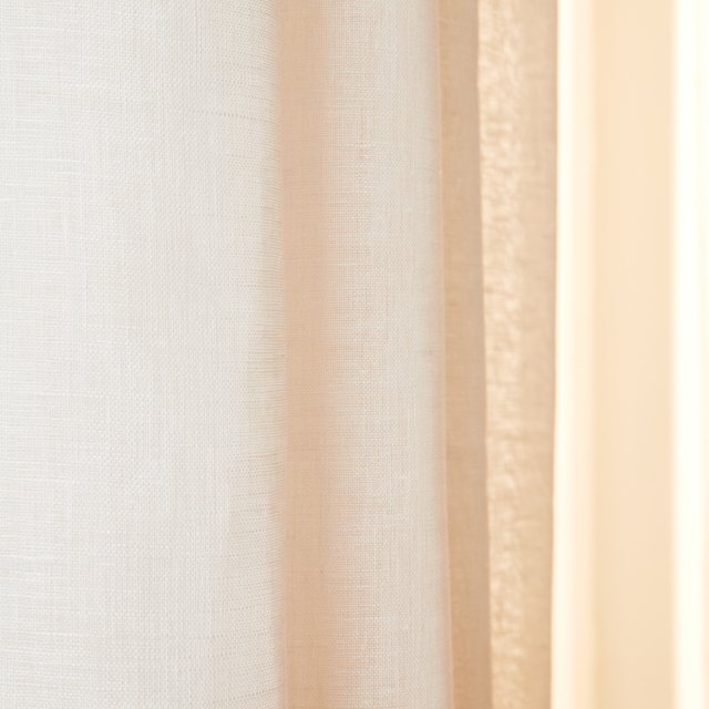 Voilage Lin ECCI coloris kaki 140 x 280 cm