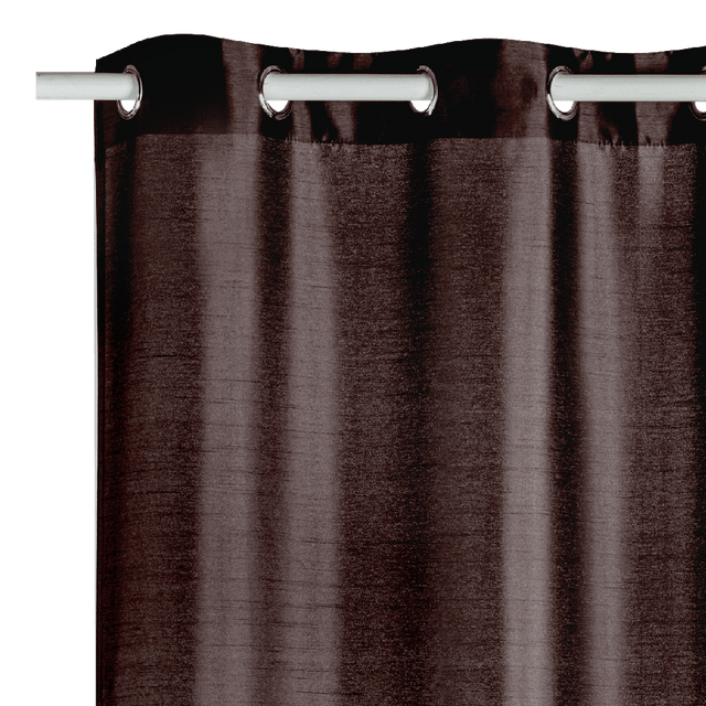 Rideau PEGAZE coloris marron 140 x 260 cm