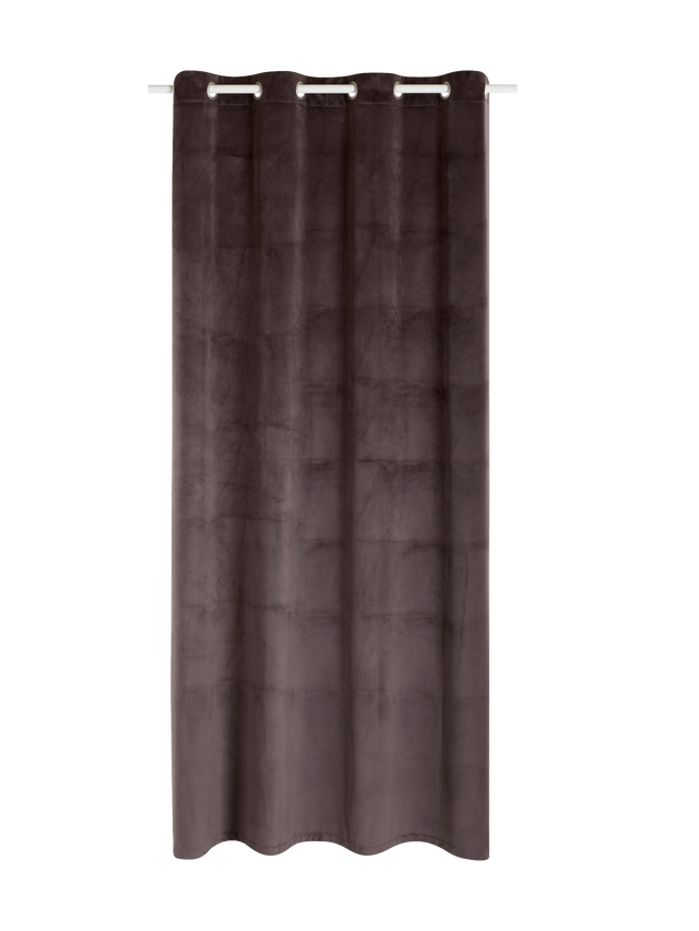 Rideau NEGRESCO coloris chocolat 140 x 260 cm
